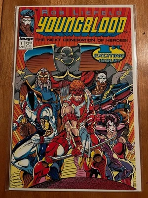 Youngblood (1992) #1A 1st Image Brand, Logo, and Title - Image 1 of 4