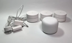 Google Nest WiFi Mesh Router Bundle – 1× H2D + 3× AC-1304 - Dual Band Gigabit - Picture 1 of 4