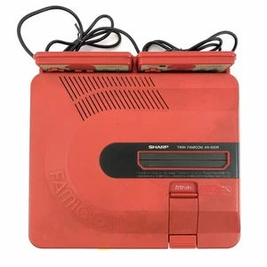 Sharp Twin Famicom Console System AN-500B Red From Japan As Is 6826 HJ - Imagen 1 de 10