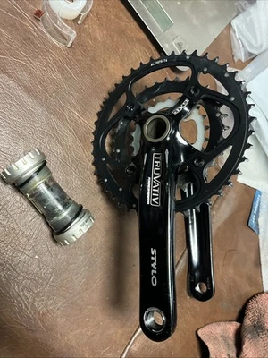 TRUVATIV STYLO GXP CRANKSET & BOTTOM BRACKET BLACK SRAM CRANK (175MM) BIKE MTB! - Image 1 of 4