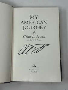 Libro firmado por Colin Powell My American Journey Harcover 1995 autógrafo - Imagen 1 de 2