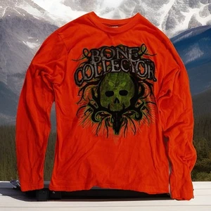 Paramount Outdoors Hunting Bone Collector Orange Long Sleeve Shirt M Medium - Picture 1 of 5