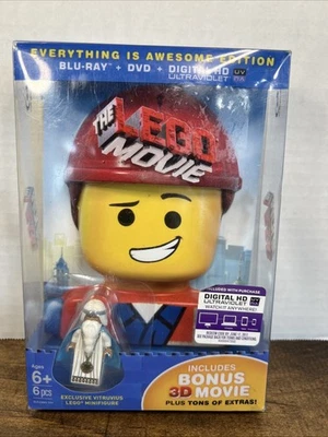 The LEGO MOVIE Everything Is Awesome Edition Blu-ray/DVD/3D Vitruvius Minifigure - Image 1 of 4