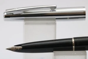 Pluma Estilográfica Sheaffer Stylist Negra Mediana De Colección, CT - Imagen 1 de 4