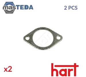 724 053 EXHAUST PIPE GASKET CENTRE FRONT REAR HART 2PCS NEW OE REPLACEMENT - Picture 1 of 5
