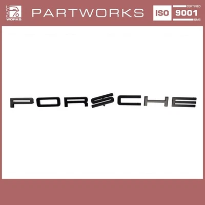 Schriftzug ORIGINAL PORSCHE 911 F '72-'73 Porsche SCHWARZ - Imagem 1 de 4
