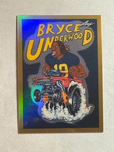 2025 Leaf Metallic Imaginations Gold Bryce Underwood /99 #MI-3 Michigan - Picture 1 of 2