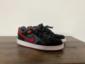 Nike Son Of Force Boys Sneaker Low Top Size 6Y 615153-011 Black Red Shoes - Picture 1 of 7