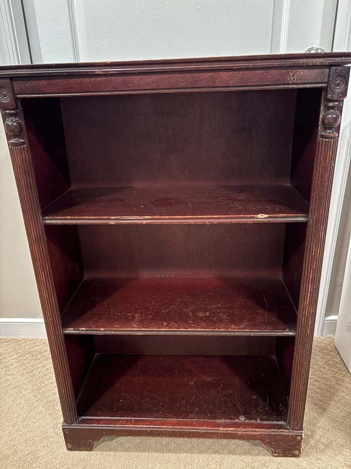 Vintage, solid wood bookcase circa 1920's - 1940's - Image 1 of 3
