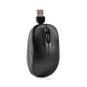 Retractable Wired Mouse Gaming Mouse Computer Mouse 1000DPI Optical Mouse - Picture 1 of 6