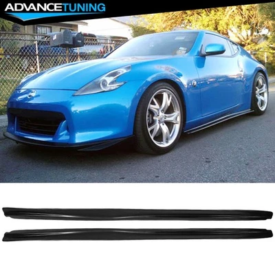 Fits 09-20 Nissan 370Z Aero Jacket Style Side Skirts Extension Rocker Panel PU - Изображение 1 из 4