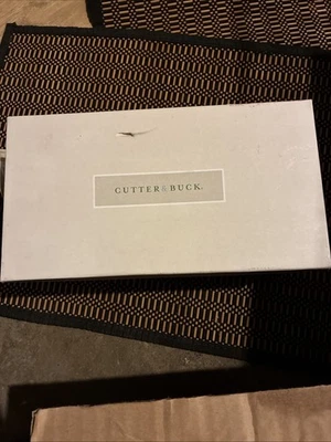 Bolso de viaje Cutter & Buck para hombre de lona caqui/cuero adornos artículos de tocador ¡NUEVO CON ETIQUETAS! Foto 1 de 4