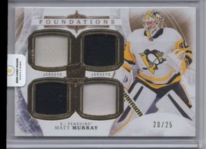 2017-18 Foundations Matt Murray 20/25 Pittsburgh Penguins #F-MM - Bild 1 von 2