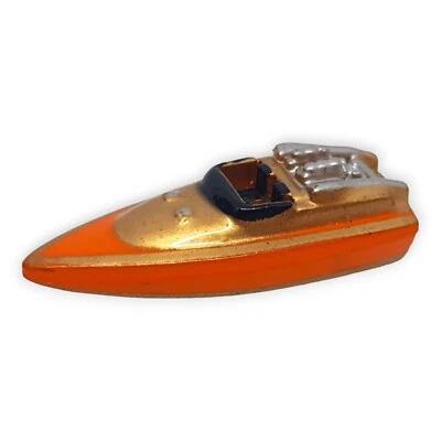Micro Machines Boot Schnellboot Galoob 1989 Modell Schiff Bronze Orange Mini - Bild 1 von 4