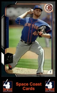 2015 Bowman #14 Zack Wheeler Silver #/499 - Picture 1 of 2