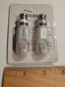 2PCs CCTV Camera Coax BNC Video Balun HD Passive Connector Adapter Transmitter - Picture 1 of 11