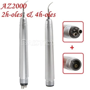 Dental Hygienist Ultrasonic Air Perio Scaler Handpiece 2 & 4 Holes & 3 Tips - Picture 1 of 15