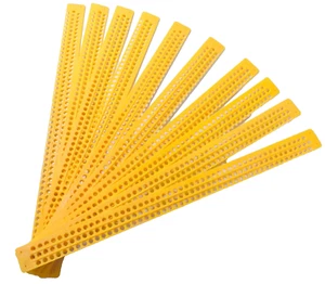 10 pz trappole per raccolta pollini in plastica alveare d'api per alveare attrezzi attrezzatura per apicoltura nuovo - Foto 1 di 6