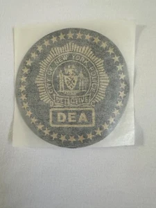 1 BRAND NEW AUTHENTIC DEA DETECTIVE PBA STICKER WINDSHIELD - Picture 1 of 1