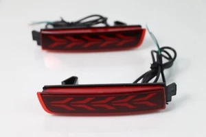 Pair LED Rear Bumper Tail Brake Light Lamp For Nissan Sentra 2013-2019 - Picture 1 of 6