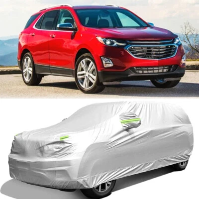 Cubierta Completa de Coche Exterior Impermeable Lluvia Sol UV Nieve Polvo Para Chevrolet Equinox Foto 1 de 4