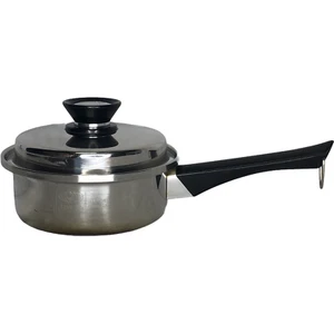 Vintage Amway Queen 1 Quart Soßentopf und Deckel 3-lagig 18/8 Edelstahl - Bild 1 von 9