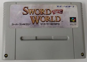 Nintendo Super Famicom Sword World SFC From Japan Cartridge Only 8611 SP - Picture 1 of 2