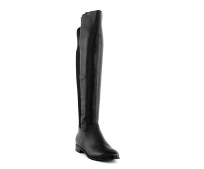 Cole Haan Dutchess Tall Boots Black Over The Knee MSRP $350 Size 6.5B NEW - Image 1 of 4