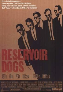ARTIST UNKNOWN Reservoir Dogs 39" x 27" Offset Lithograph 1992 - Picture 1 of 4