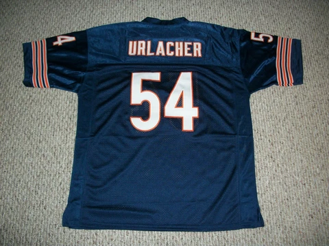 BRIAN URLACHER Unsigned Custom Chicago Blue Sewn New Football Jersey Sizes S-3XL Cover