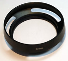 52Mm  Lens Hood Shade Metal Vented Double Threaded (62Mm Front Female)