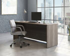 Teknik Office Affiliate 1800600 Desk in a Hudson Elm effect finish two grommet h
