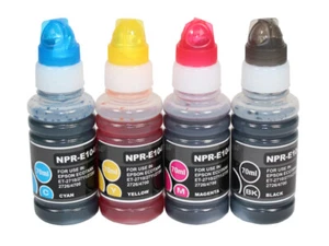 INCHIOSTRO T104 70ML NERO CIANO MAGENTA GIALLO PER EPSON ET2710 2711 2721 - Foto 1 di 5