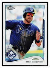 2014 Topps Chrome Ben Zobrist Refractor Tampa Bay Rays #101