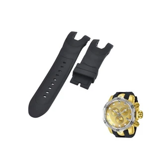 Venom 16151 26mm Black Rubber Watch Strap For Invicta - Picture 1 of 7