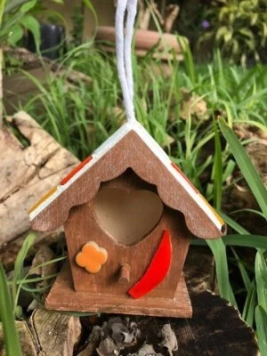 Bird houses with mosaic Handmade   - Image 1 of 4