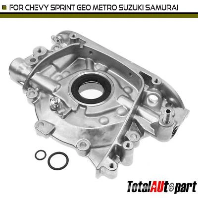 Engine Oil Pump for Chevy Sprint Geo Metro Suzuki Samurai Sidekick Swift SOHC - Image 1 of 4