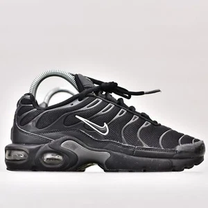 NIKE AIR MAX PLUS GS TN JUGENDSCHUHE GRÖSSE 4,5Y LAUFEN PLATIN SCHWARZ DAMEN 5,5 - Bild 1 von 9