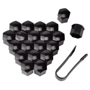 20x 19mm Car Wheel Nut Bolt Plastick Cover Cap + 1 Remove Tool Prevent Rusting - Picture 1 of 7