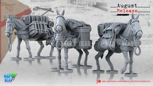 Animals - Pack Mules - Picture 1 of 4