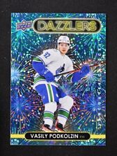 21-22 UD Series 2 Dazzlers Blue #DZ-94 Vasily Podkolzin - Vancouver Canucks!