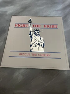 Fight The Fight Rescue The Unborn LP Vinyl Record Keith Green Christian Music - Imagen 1 de 3