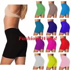 Ladies Cycling Shorts Sports Gym 1/2 Length Over Knee Cotton Leggings Breathable