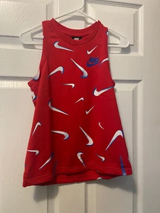 Girl's Nike Youth Sportswear SLIM FIT Cotton/Polyester Tank Top Size L - Picture 1 of 1