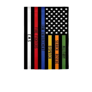 Responders Thin Line House Suede Flag,13s9792 - Picture 1 of 2