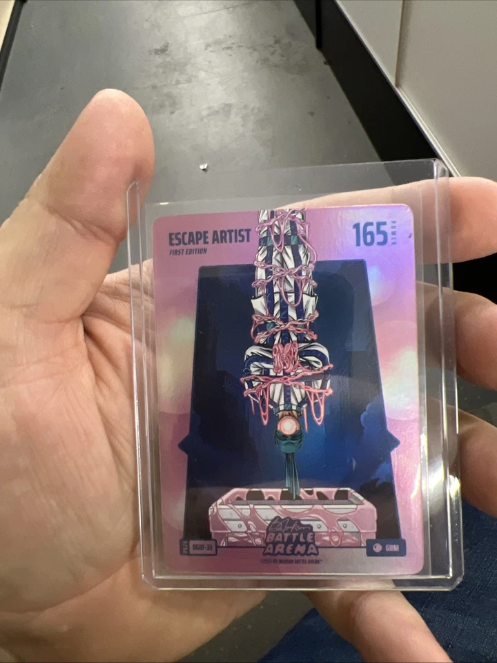 Tarjeta de papel aluminio Escape Artist Bo Jackson Battle Arena 1ª edición Bubble Gum Foto 1 de 1