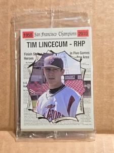 Juego Salem-Keizer Champions 2010 (7) NUEVO Buster Posey RC Tim Lincecum SF Giants - Imagen 1 de 2