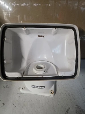 NavPod Housing PP5600 with Swivel Mount Used White Marine - Image 1 of 4