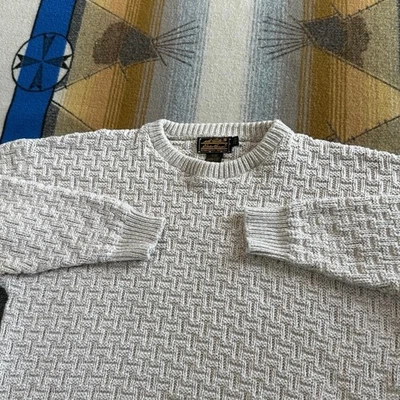 Vintage 90s Eddie Bauer Men’s Pullover Knit Sweater Size Large Chunky Fisherman - Image 1 of 4