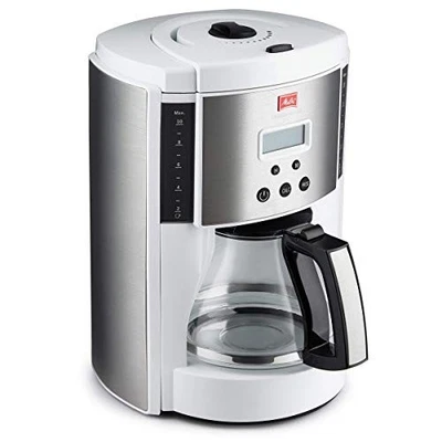 Melitta Aroma Enhance Drip Coffee Maker with Glass Carafe, 10 Cups - White - Image 1 of 4